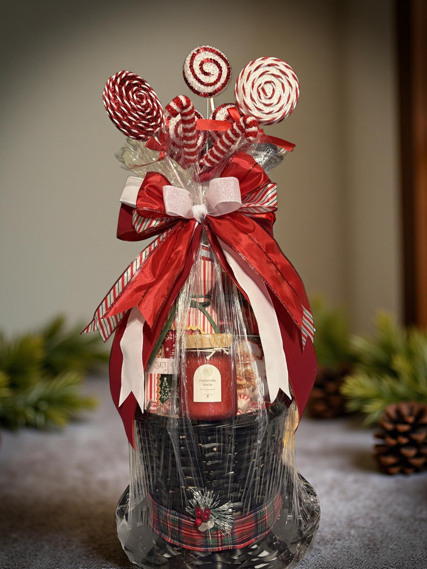 🎩 Candy Cane Cocoa Hat — Sweet holiday magic in every sip.