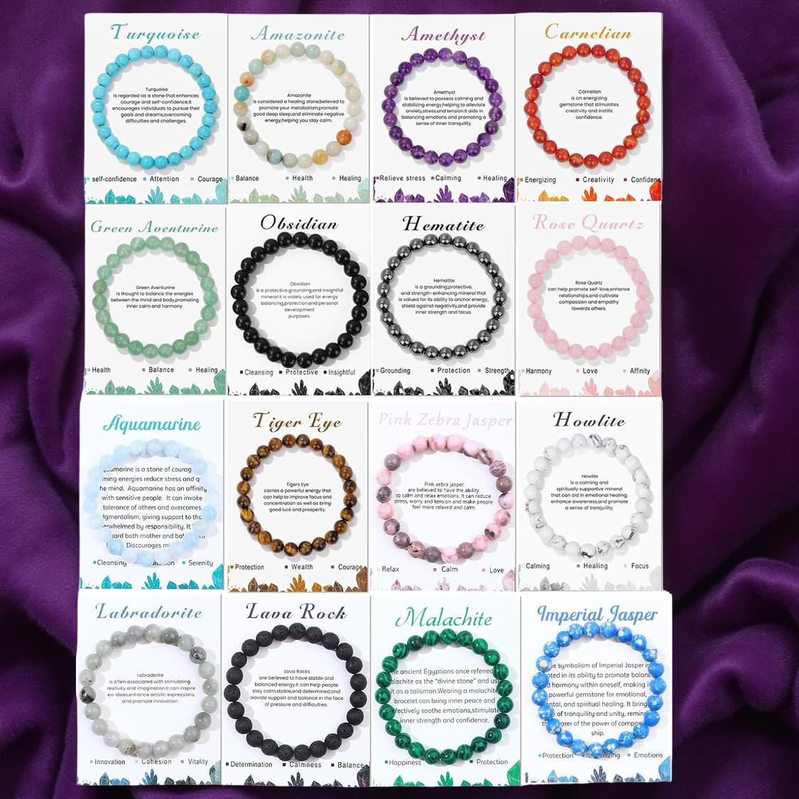 Healing Stone Energy Bracelet – Choose Your Intention