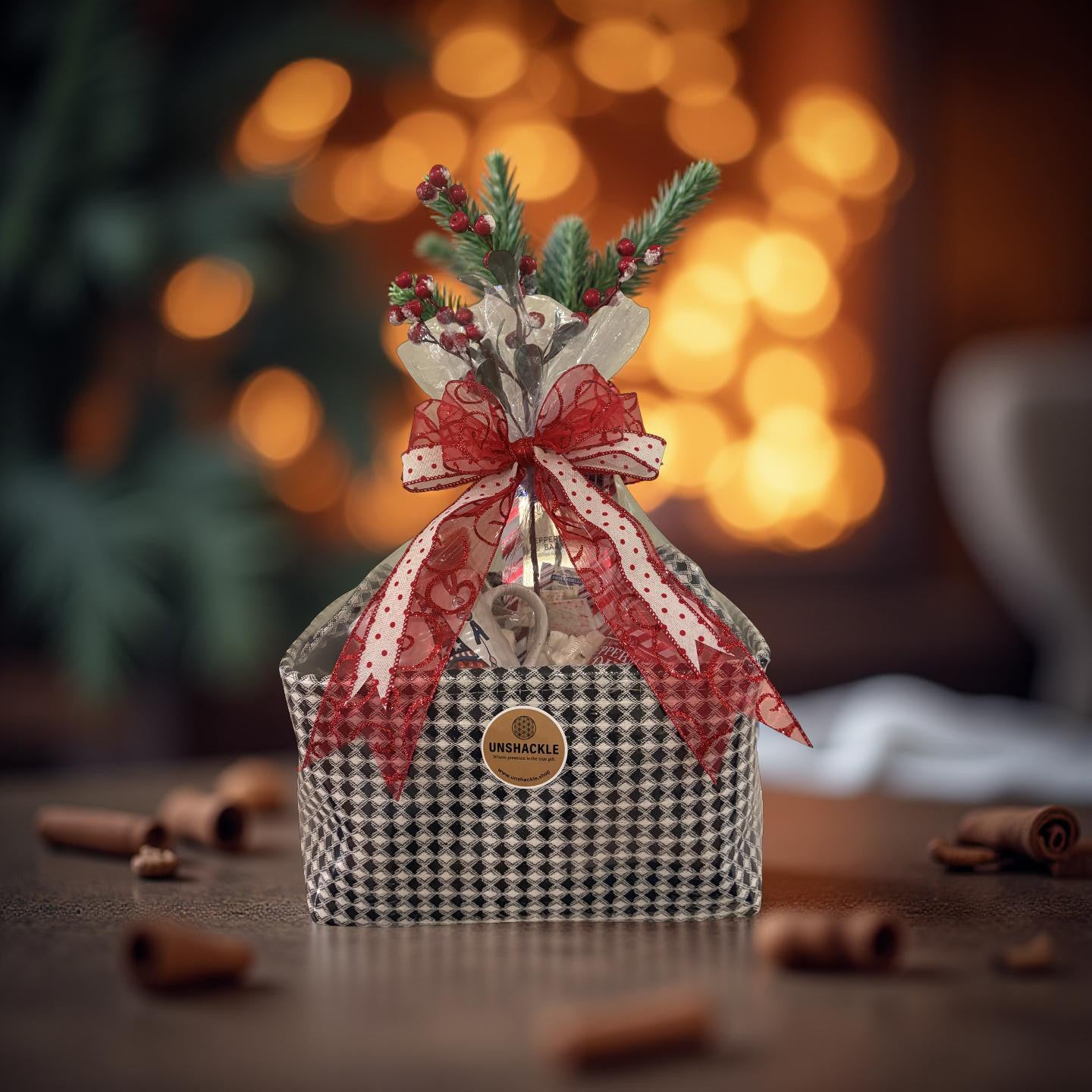 š Peppermint & Cozy Cheer ā Hot Cocoa Holiday Basket