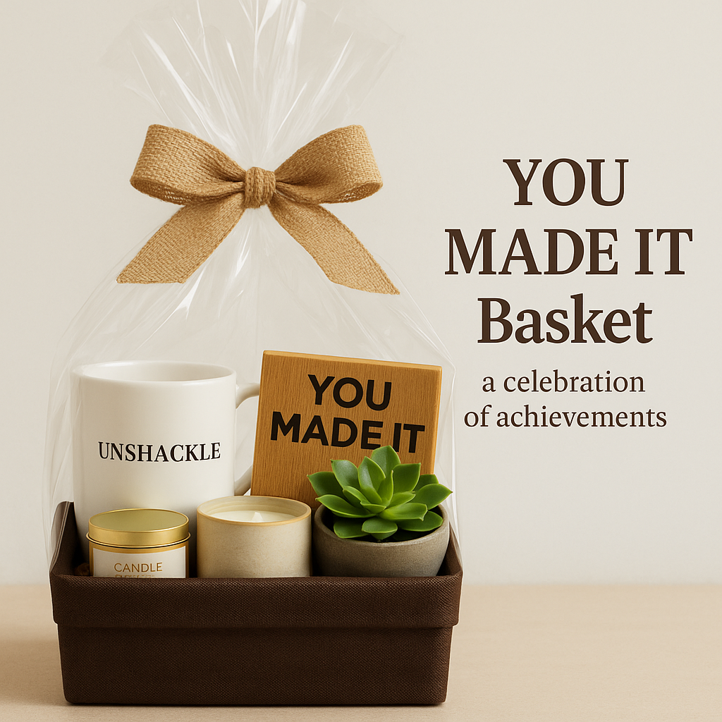 YOU DID IT - You made it through what tried to break you. You are here. And that matters."