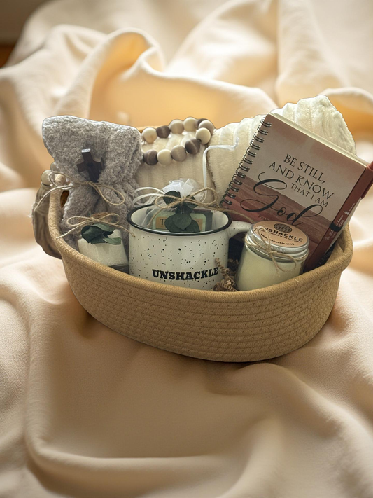 Be Still Basket - Curated for Calm and Soul Care (FREE SHIPPING)