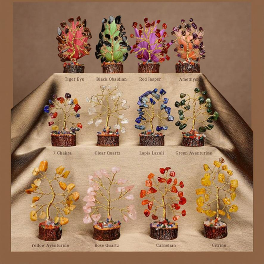 Crystal Gemstone Tree of Life – Assorted Stones
