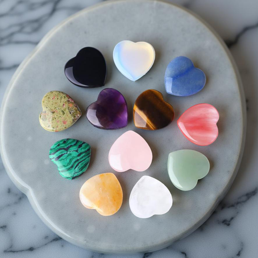 Polished Heart Stones – Symbols of Love, Strength & Intention