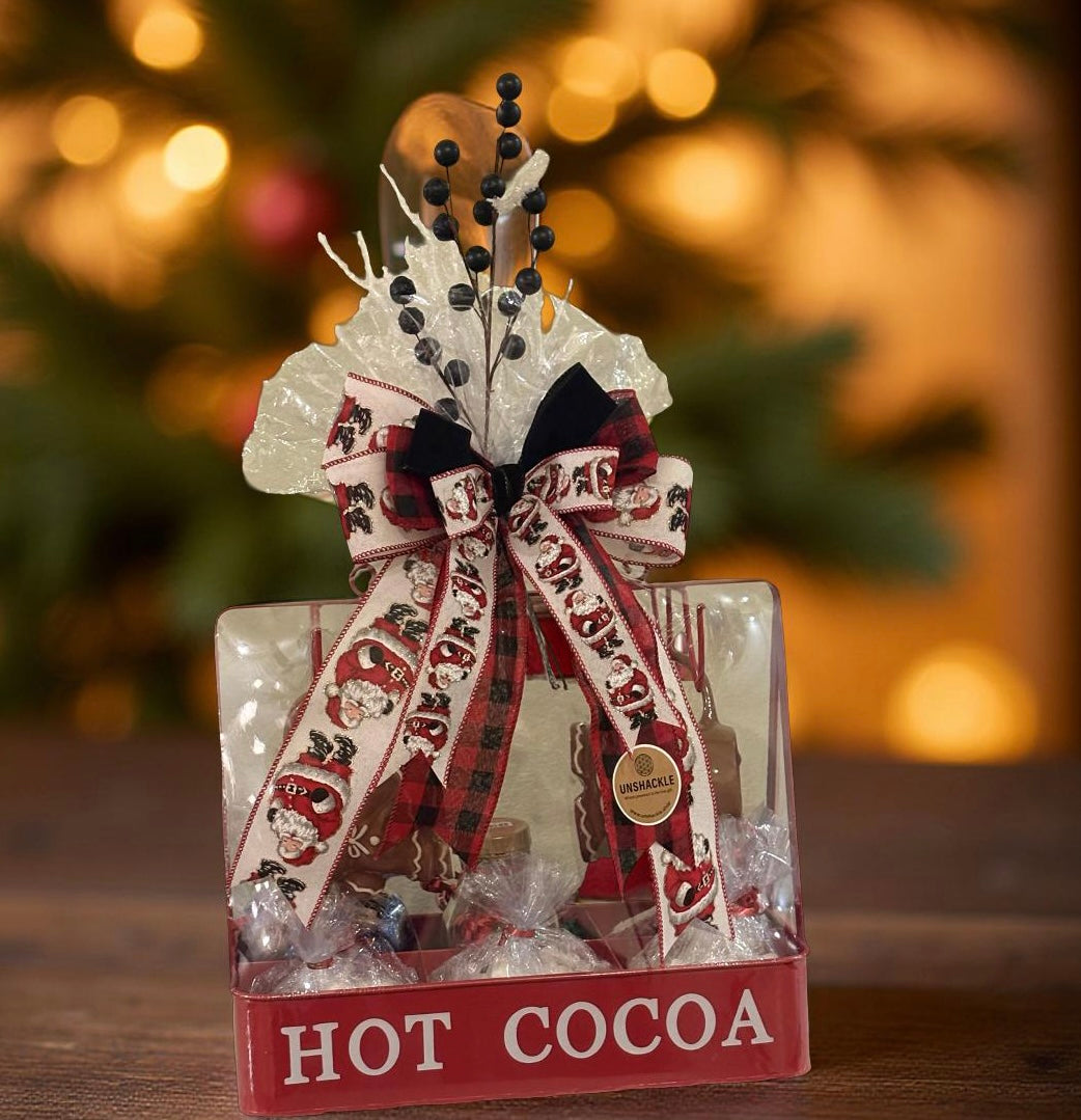 ☕ Hot Cocoa Bar Basket - Where cozy meets Christmas magic.