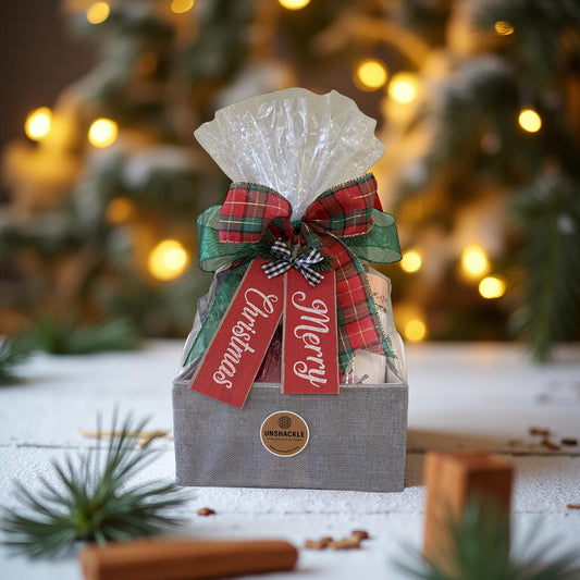 Merry and Mindful - Peaceful moments, nourishing choices, holiday harmony.