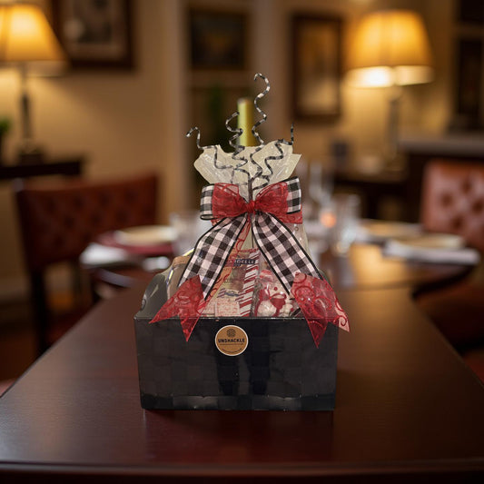 Mountain Lodge Cocoa Retreat - Where rustic nights meet peppermint delight