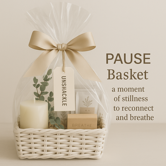Pause - "It's okay to pause.  You're allowed to rest. This moment is yours."