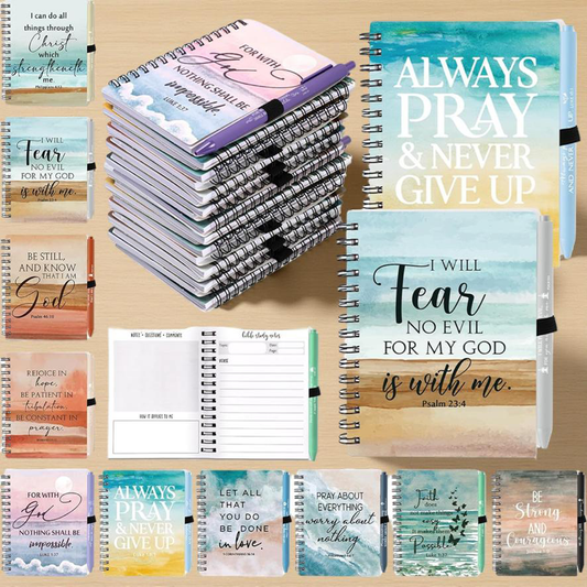 Faith-Filled Scripture Journals – Assorted Designs