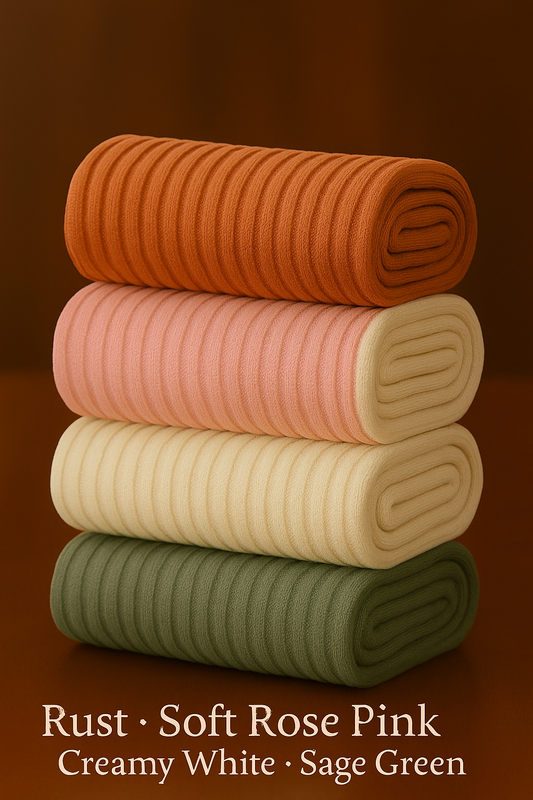 Ribbed Luxe Throw Blanket – 50” x 60